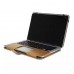 MacBook Pro 15.4" A1286 - Smart Holster PU Leather Case Cover Bag Sleeve Protective Notebook Cover Case - Vintage Gold